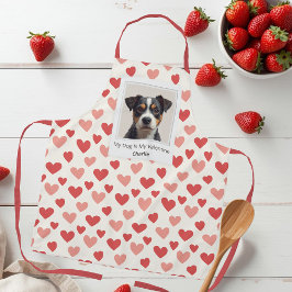 Modern Personalized Dog Valentine Schort
