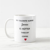Modern Personalized Favorite Human Coffee Mug Koffiemok (Links)