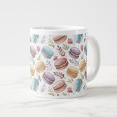 Modern Personalized Macaroon Desserts Extra Grote Beker (Voorkant rechts)