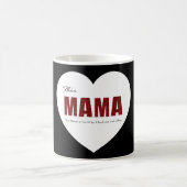 Modern Personalized Mama Heart Mug (Centre)