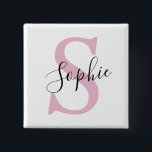 Modern Personalized Name Monogram Pink<br><div class="desc">Modern Personalized Name Monogram Pink</div>