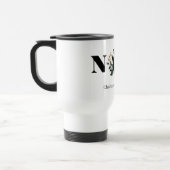 Modern Personalized Nana Floral Gift Reisbeker (Links)