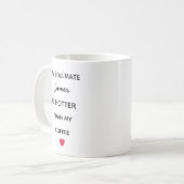 Modern Personalized Soulmate Coffee Mug (Devant gauche)