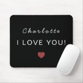 Modern Personalized Valentine Mouse Pad Muismat (Met muis)