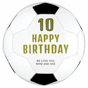 Modern persoonlijke Happy Birthday Voetbal