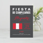 Modern: Peru Partij Kaart (Staand voorkant)