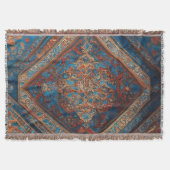 Modern Perzisch Mooi Oud Patroon Collectie Deken (Voorkant)