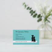 Modern Pet Grooming Visitekaartjes (Staand voorkant)