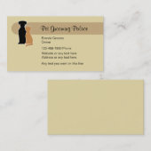 Modern Pet Grooming Visitekaartjes (Voorkant / Achterkant)