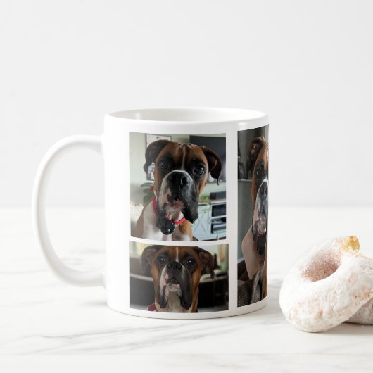 Modern Pet Photo Classic Mok, 325 ml Koffiemok (Met donut)