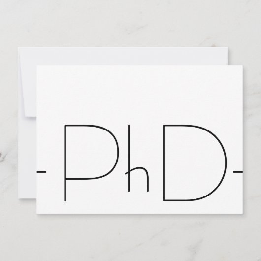 Modern PhD-Afstuderen Kaart (Achterkant)