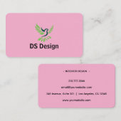 Modern Phoenix Logo Business Card Visitekaartje (Voorkant / Achterkant)
