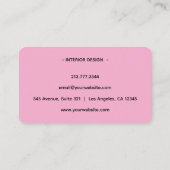 Modern Phoenix Logo Business Card Visitekaartje (Achterkant)