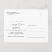 Modern Photo Afstuderen 2025 Aankondigingskaart (Achterkant)