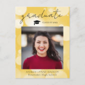 Modern Photo Afstuderen Announcement Briefkaart (Voorkant)