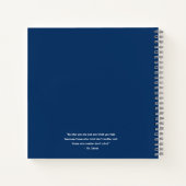 Modern Photo Afstuderen Gastenboek Notitieboek (Achterkant)