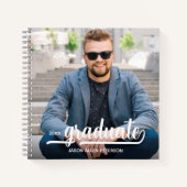 Modern Photo Afstuderen Gastenboek Notitieboek (Voorkant)