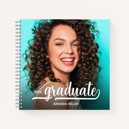 Modern Photo Afstuderen Gastenboek Notitieboek (Voorkant)