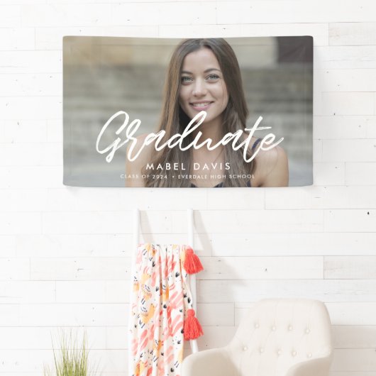 Modern Photo afstuderen Spandoek (Insitu)