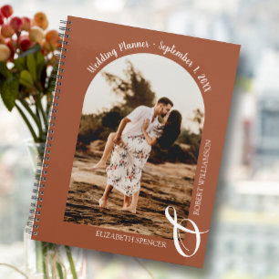 Modern Photo Arch Terracotta Wedding Planner