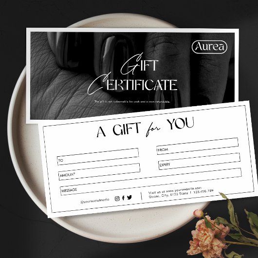 Modern Photo Beaty Salon Grift Card