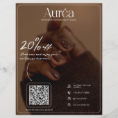 Modern Photo Beauty Salon Flyer (Voorkant)