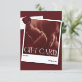 Modern Photo Business Gift Card (Staand voorkant)