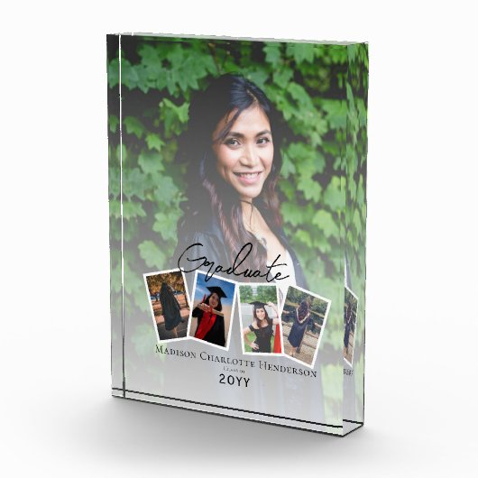 Modern Photo Collage Afstuderen | Wit Fotoblokken (Rechts)