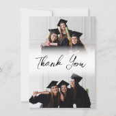 Modern Photo Collage Friends Afstuderen Bedankkaart (Voorkant)
