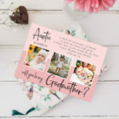 Modern Photo Collage Godmoeder-voorstel