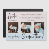 Modern Photo Collage Godmoeder-voorstel (Voorkant / Achterkant)