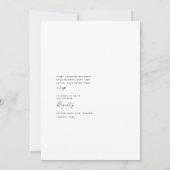 Modern Photo Collage Greenery Baby shower Kaart (Achterkant)