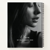 Modern Photo Collage Personalized Sketchbook Notitieboek (Achterkant)