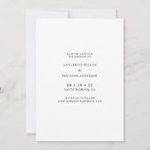 Modern Photo Collage Wedding Save The Date (Achterkant)