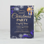 Modern Photo Company Christmas Party Invitation (Debout devant)