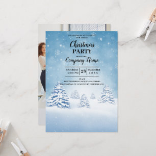 Modern Photo Company Christmas Party Invitation
