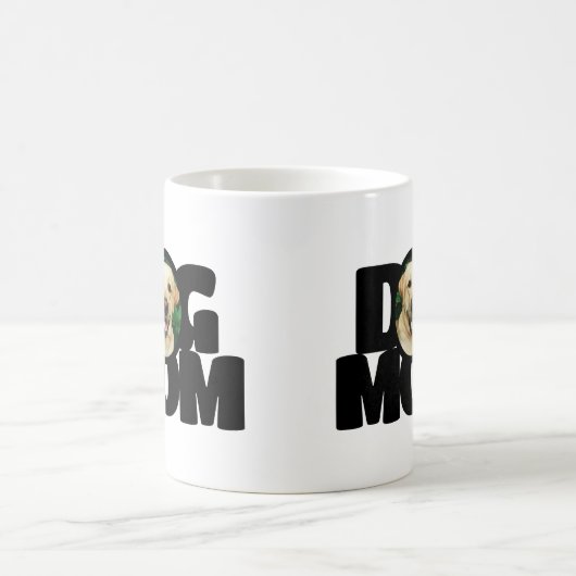 Modern Photo Dog Mam Simple Magische Mok (Center)