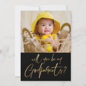 Modern Photo Godparent Voorstel (Voorkant)