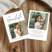 Modern Photo High School Graduation Announcement Aankondiging