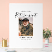 Modern Photo Retirement Guest Signature (Mariage)