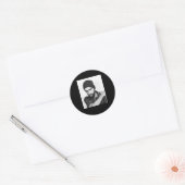 Modern Photo  Ronde Sticker (Envelop)