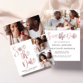 Modern Photo Roos Gold Script Save The Date