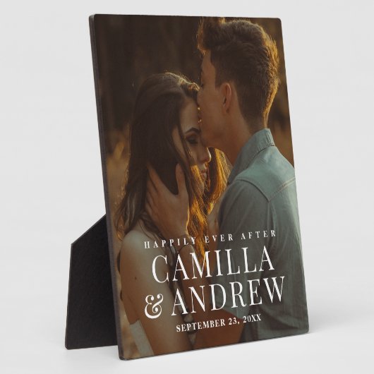 Modern Photo Wedding Keepomwille Fotoplaat (Zijkant)