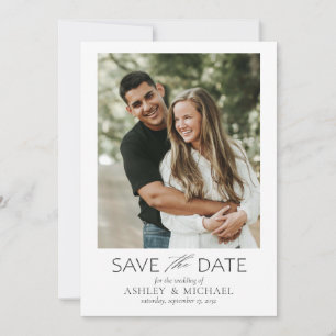 Modern Photo Wedding Save the Date Sjabloon