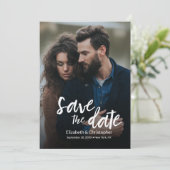 Modern Photo Wedding Website qr-code Aangepast Kaart (Staand voorkant)