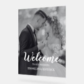 Modern Photo Welcome Wedding (Angle)