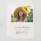 Modern PhotoPop Effect Graduation Party Invitation (Dos)