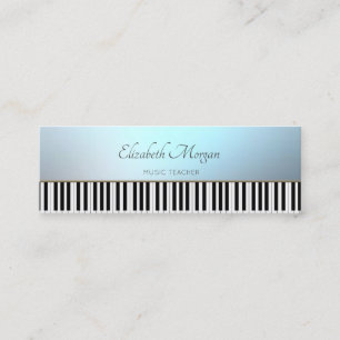 Modern,Pianotoetsen, Muziekleraar Mini Visitekaartje