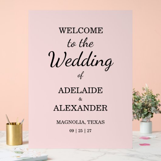 Modern Pink Blush Wedding (Mariage)
