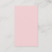 Modern Pink Bow QR Code College Fund Afstuderen Informatiekaartje (Achterkant)